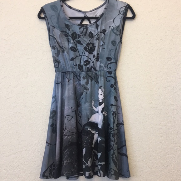 alice in wonderland skater dress